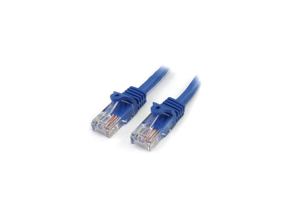 StarTech.com RJ45PATCH50 50 ft. Cat 5E Blue Snagless UTP Patch Cable