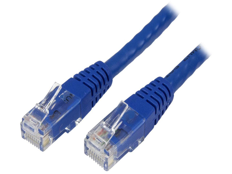 StarTech.com C6PATCH15BL 15 ft. Cat 6 Blue Molded UTP Patch Cable - ETL Verified