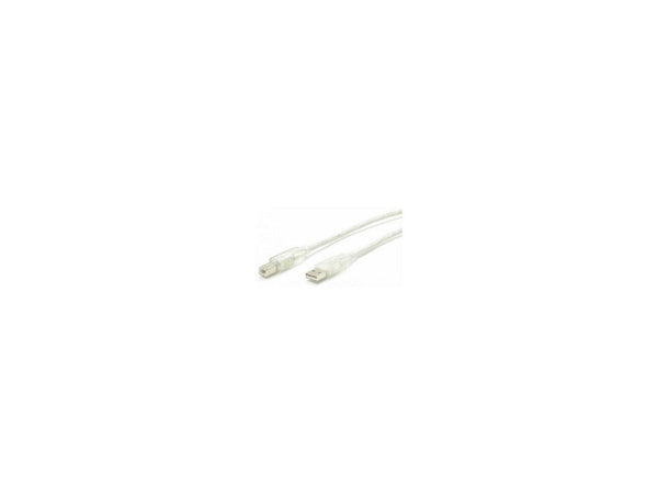 StarTech.com USBFAB10T Transparent Transparent USB 2.0 Cable - A to B