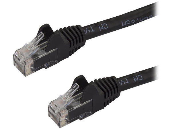 StarTech.com 10ft CAT6 Ethernet Cable - Black CAT 6 Gigabit Ethernet Wire