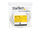 StarTech.com 20ft CAT6 Ethernet Cable - White CAT 6 Gigabit Ethernet Wire