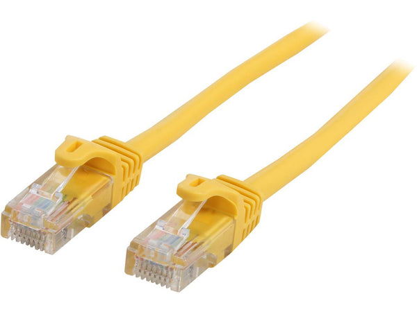 StarTech.com 45PATCH15YL 15 ft. Cat 5E Yellow Snagless UTP Patch Cable