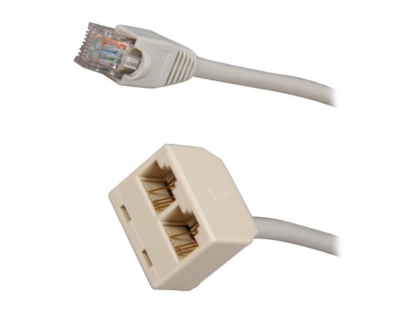 StarTech.com RJ45SPLITTER 2-to-1 RJ45 Splitter Cable Adapter - M/F