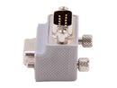 StarTech.com GC99MFRA1 Right Angle DB9 to DB9 Serial Cable Adapter Type 1 - M/F