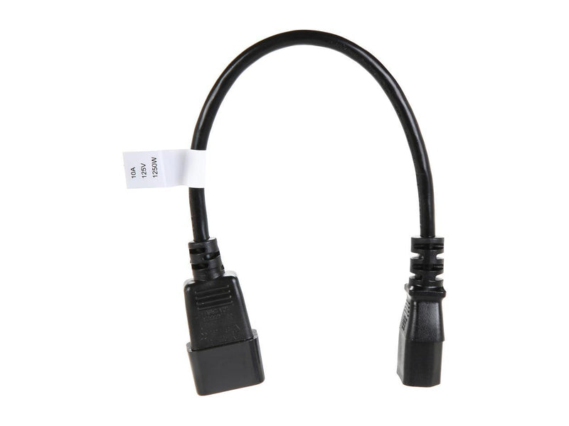 StarTech.com Model PXT1001 1 ft. Standard Computer Power Cord Extension - C14 to