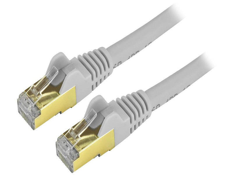 StarTech.com C6ASPAT3GR 3 ft. Cat 6 Gray Shielded Network Cable