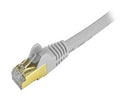 StarTech.com C6ASPAT7GR 7 ft. Cat 6A Gray Shielded Molded STP Patch Cable