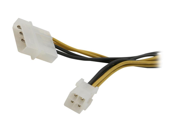 StarTech.com EPS48ADAP 6in 4 Pin to 8 Pin EPS Power Adapter Cable with LP4