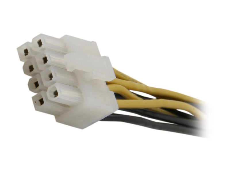 StarTech.com EPS48ADAP 6in 4 Pin to 8 Pin EPS Power Adapter Cable with LP4