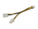 StarTech.com EPS48ADAP 6in 4 Pin to 8 Pin EPS Power Adapter Cable with LP4