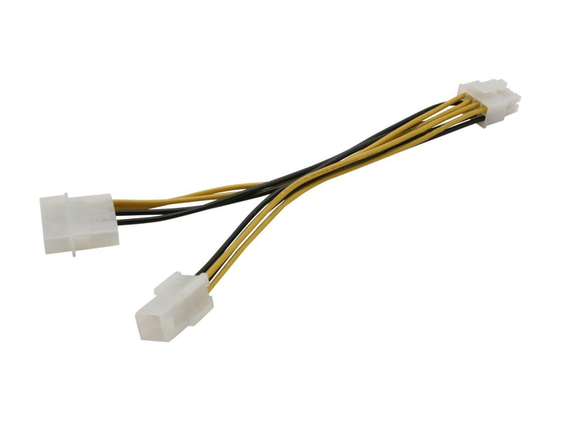 StarTech.com EPS48ADAP 6in 4 Pin to 8 Pin EPS Power Adapter Cable with LP4