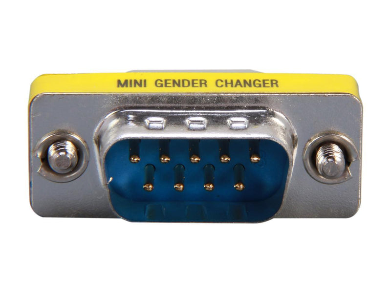 StarTech.com GC9SM Slimline Serial DB9 Gender Changer - M/M