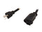 StarTech.com Model PAC101 12" Power Cord Extension - NEMA 5-15R to NEMA 5-15P