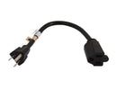 StarTech.com Model PAC101 12" Power Cord Extension - NEMA 5-15R to NEMA 5-15P