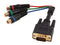 StarTech.com HD15CPNTMF No 6in HD15 to Component RCA Breakout Cable Adapter -