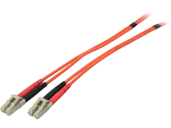 StarTech.com FIBLCLC1 3.28 ft. Multimode 62.5/125 Duplex Fiber Patch Cable LC -