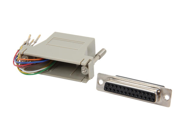 StarTech.com GC258FF DB25 to RJ45 Modular Adapter - F/F