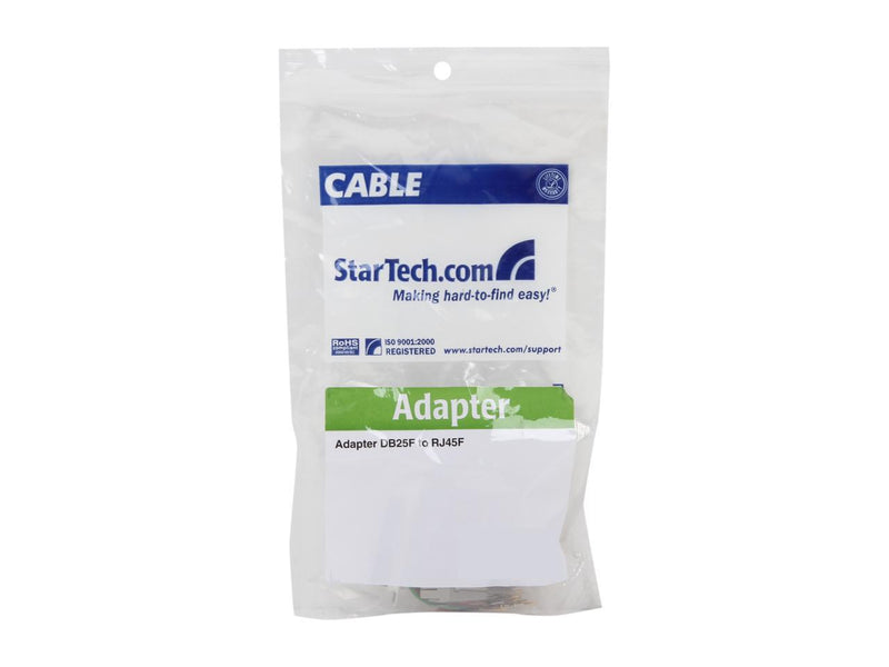 StarTech.com GC258FF DB25 to RJ45 Modular Adapter - F/F