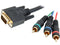 StarTech.com HD15CPNTMM3 No 3 ft HD15 to Component RCA Breakout Cable Adapter -