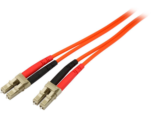 StarTech.com FIBLCLC2 6.56 ft. Multimode 62.5/125 Duplex Fiber Patch Cable LC -