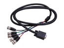 StarTech.com VGABNC5 6 ft. Coax HD15 VGA to 5 BNC Monitor Cable