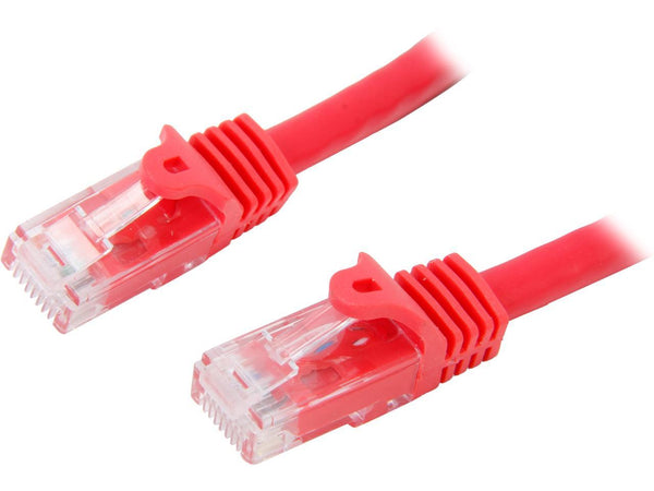 StarTech 10ft CAT6 Cable - Red CAT6 Ethernet Cable - Gigabit Ethernet