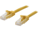 StarTech.com N6PATCH10YL 10 ft. Cat 6 Yellow Snagless UTP Patch Cable - ETL