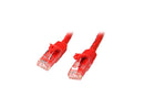 StarTech.com N6PATCH15RD 15 ft. Cat 6 Red Snagless Cat6 UTP Patch Cable - ETL