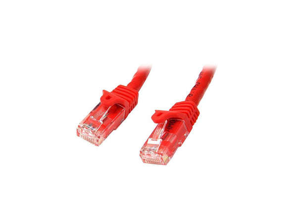 StarTech.com N6PATCH15RD 15 ft. Cat 6 Red Snagless Cat6 UTP Patch Cable - ETL