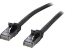 StarTech 25ft CAT6 Ethernet Cable - Black CAT 6 Gigabit Ethernet Wire