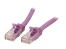 StarTech.com N6PATCH7PL 7 ft. Cat 6 Purple Snagless Cat6 UTP Patch Cable - ETL