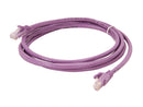 StarTech.com N6PATCH7PL 7 ft. Cat 6 Purple Snagless Cat6 UTP Patch Cable - ETL