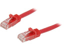 StarTech.com N6PATCH7RD 7 ft. Cat 6 Red Snagless Cat6 UTP Patch Cable - ETL