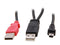 StarTech.com USB2HABMY3 Black & Red USB Y Cable for External Hard Drive - USB A