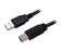 StarTech.com USB3SAB10BK Black Black SuperSpeed USB 3.0 Cable A to B - M/M