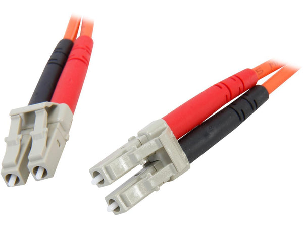 StarTech.com 50FIBLCLC1 3.3 ft. Multimode 50/125 Duplex Fiber Patch Cable LC -