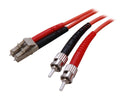 StarTech.com FIBLCST3 9.8 ft. Multimode 62.5/125 Duplex Fiber Patch Cable LC-ST