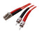 StarTech.com FIBLCST3 9.8 ft. Multimode 62.5/125 Duplex Fiber Patch Cable LC-ST