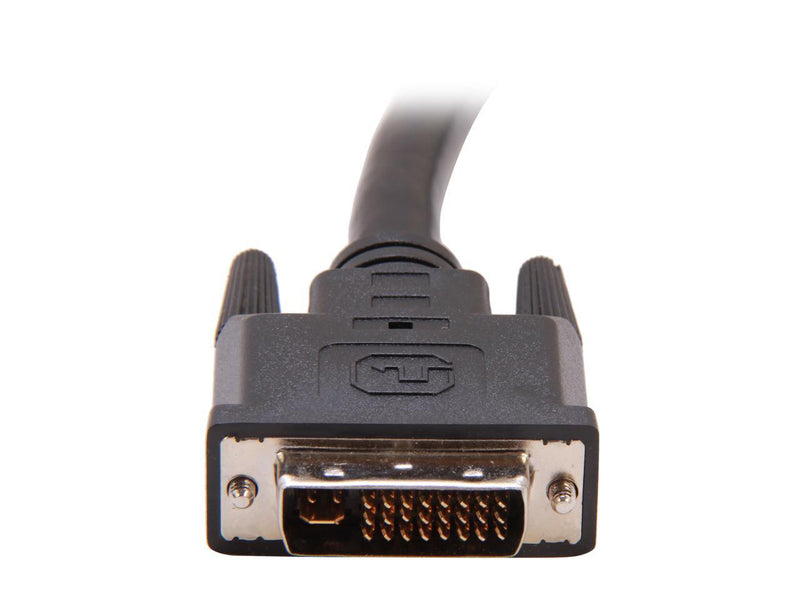 StarTech.com DVIEXTAA6IN Black DVI to DVI Female to Male 6in DVI-I Dual Link