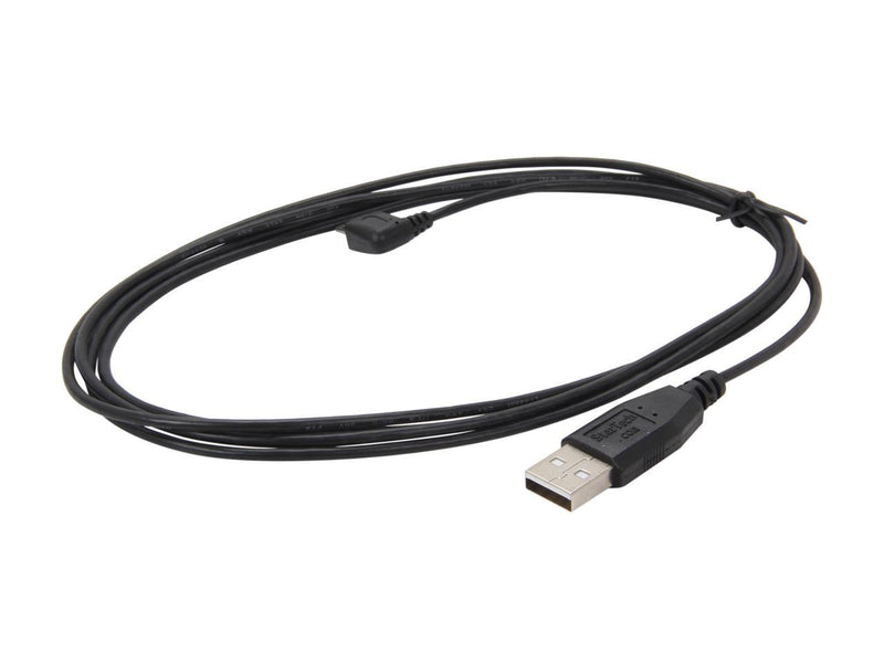 StarTech.com UUSBHAUB6LA Black USB A to Left Angle Micro USB B Cable