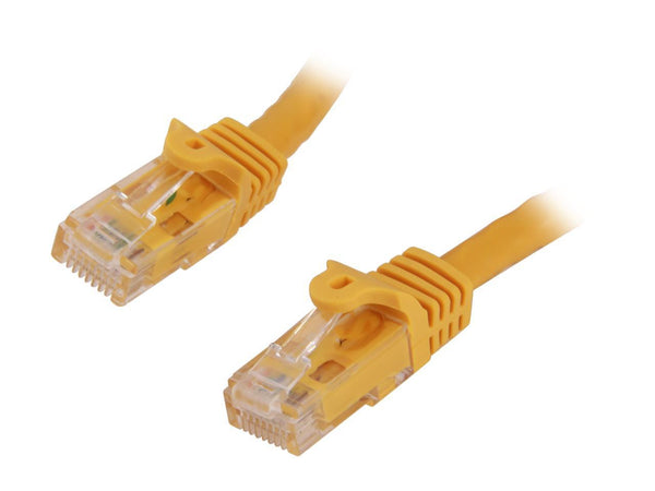 StarTech.com N6PATCH25YL 25 ft. Cat 6 Yellow Snagless Cat6 UTP Patch Cable