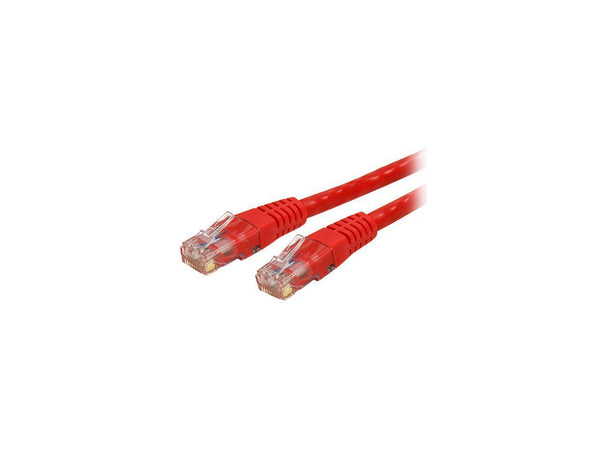 StarTech.com C6PATCH5RD 5 ft. Cat 6 Red Molded UTP Patch Cable ETL Verified