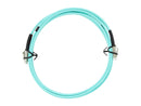 StarTech.com A50FBLCLC2 6.6 ft. Multimode 50/125 Duplex LSZH Fiber Patch Cable