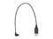 StarTech.com UUSBHAUB1LA Black USB to Left Angle MicroUSB Cable