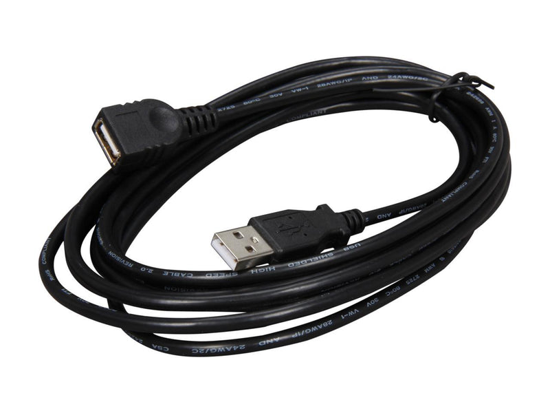 StarTech.com USBEXTAA10BK Black USB 2.0 Extension Cable A to A - M/F