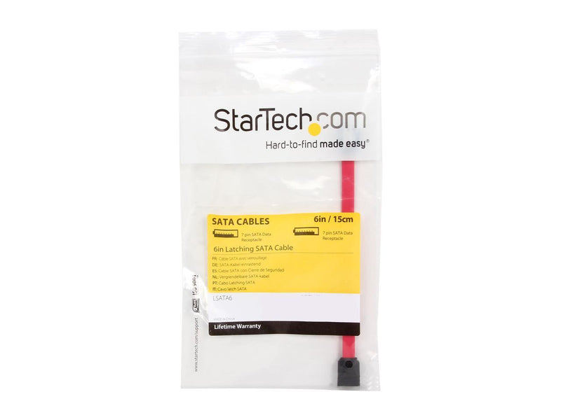 StarTech.com Latching SATA Cable - SATA cable - Serial ATA 150/300/600