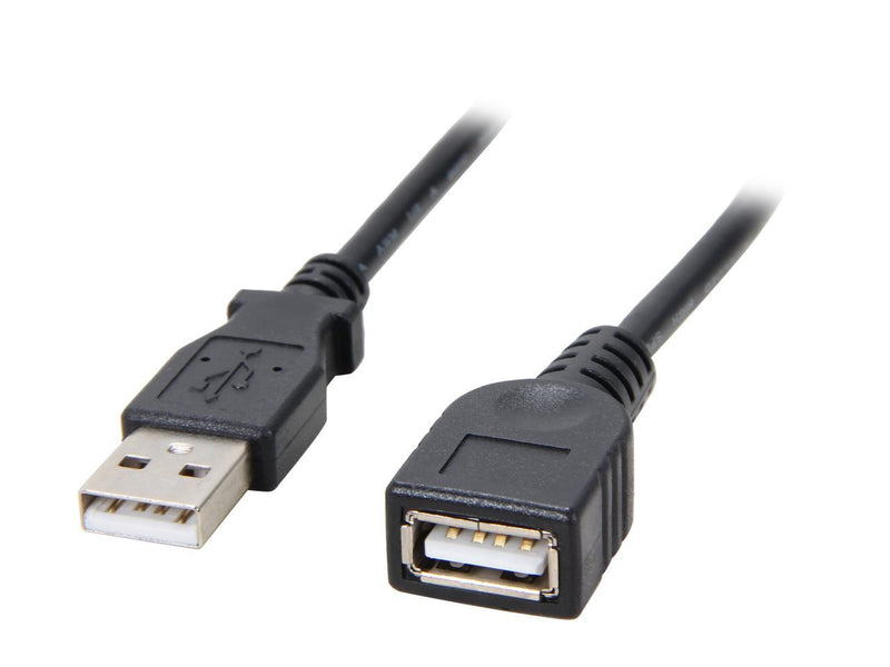 StarTech.com 6 ft Black USB 2.0 Extension Cable A to A - M/F - USB extension