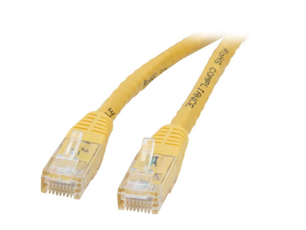 StarTech.com C6PATCH8YL 8 ft. Cat 6 Yellow Molded UTP Patch Cable