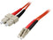 StarTech.com FIBLCSC2 2m Multimode 62.5/125 Duplex Fiber Patch Cable