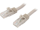 StarTech.com N6PATCH50GR 50 ft. Cat 6 Gray Snagless UTP Patch Cable - ETL